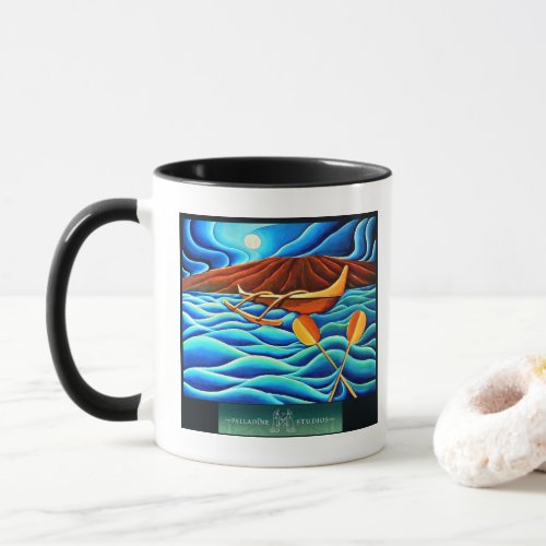 Fine Art Cup Mug Moonlit Journey