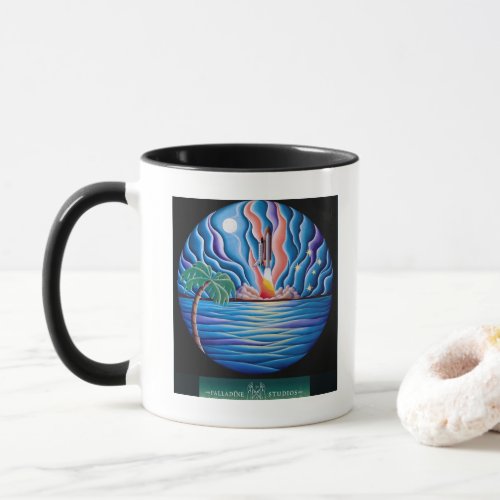Fine Art Cup Mug Starlit Journey
