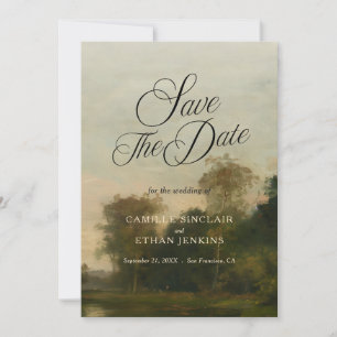 Fine Art Estate Save the Date Photo Invitation