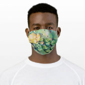 Fine Art Face Mask-Blooming Cactus Yellow Flower Adult Cloth Face Mask (Worn)