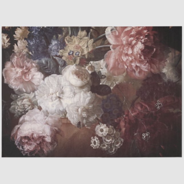 Fine Art Floral Decoupage Paper (Front)