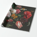 Fine Art Floral Decoupage Poster Wrapping Paper