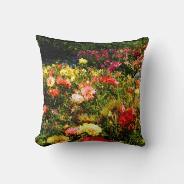 Fine art flower pillow (Front)