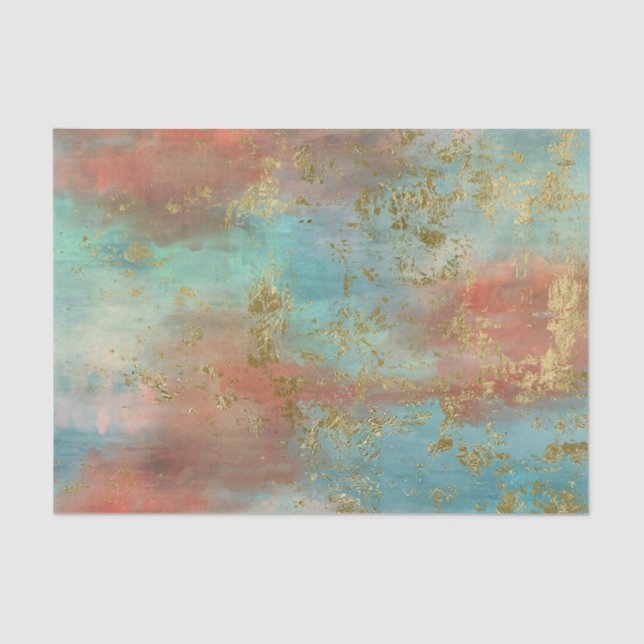 Fine Art Gold Decoupage Paper (Front)