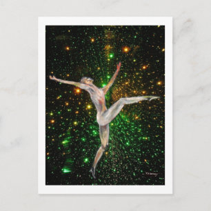 fine art, gymnastics, dance & stars by TJ Conway Postcard