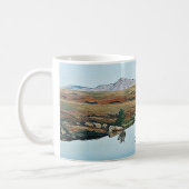 Fine art Iceland souvenir landscape painting Coffee Mug (Left)