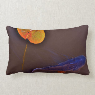 Fine Art Japanese Koi Lumbar Pillows