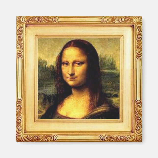 Fine Art Magnet - Mona Lisa by Leonardo da Vinci (Front)