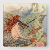 Fine Art Mermaid Ilustration Poster