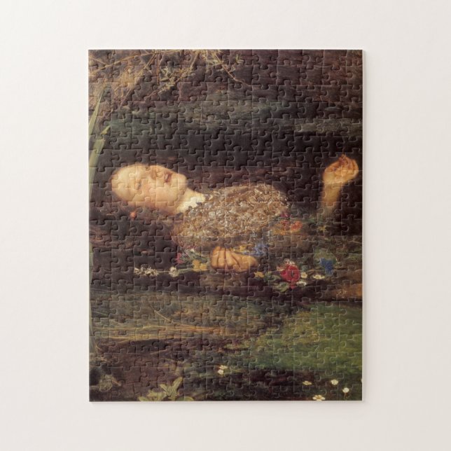Fine art Ophelia painting Jigsaw Puzzle (Vertical)