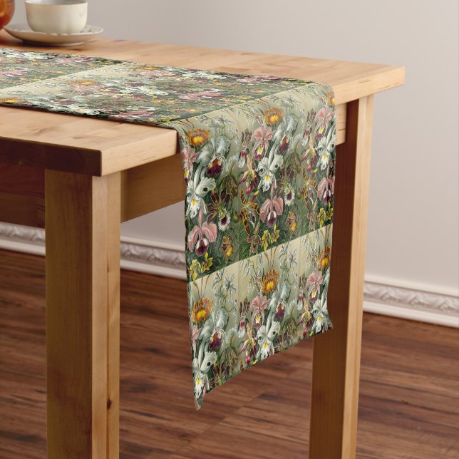 Fine Art Orchids - Art Forms of Nature Short Table Runner (In Situ)