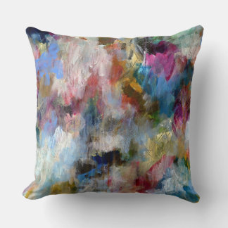 Fine Art Original Abstract Storm Throw Pillow