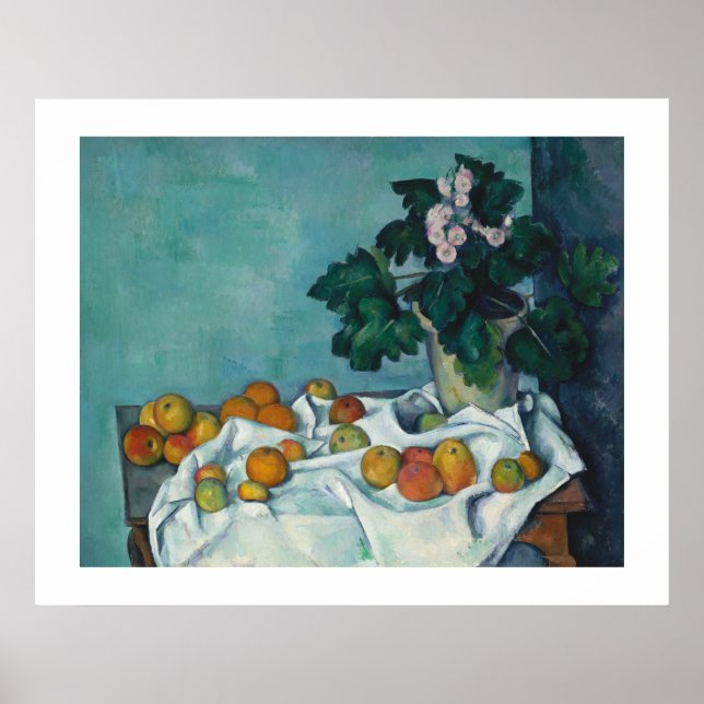 Fine Art Painting Paul Cezanne Still Life Poster (Front)