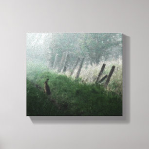 Fine Art Photo Canvas "The Hare I Saw in My Dream"