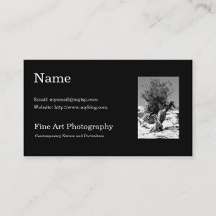 Fine Art Photography Business Card Template
