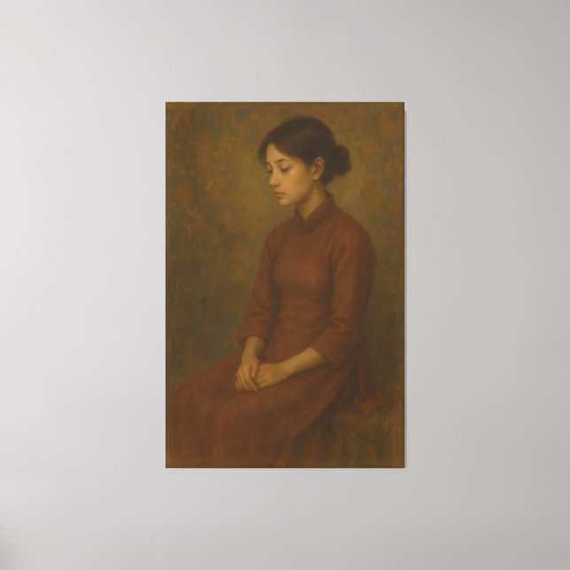 Fine Art Portrait – Museum Collection Canvas Print (Front)
