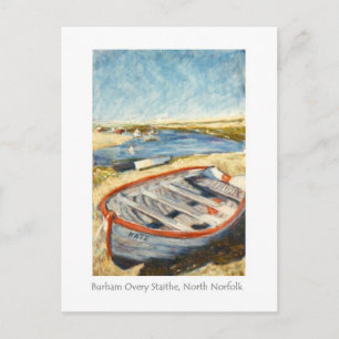 Fine Art Postcard - Burnham Overy Staithe, Norfolk