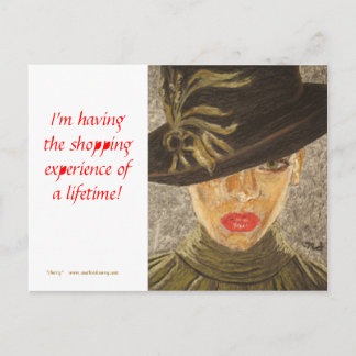 Fine Art Postcard - Shopping Experience