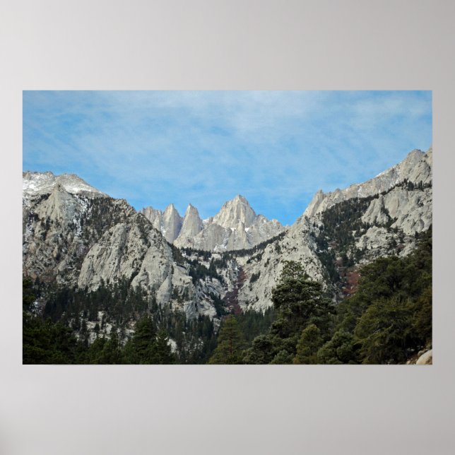 Fine Art Poster Mount Whitney (Front)