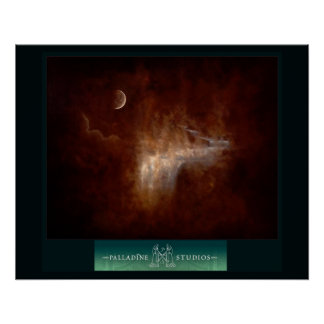 Fine Art Poster 'Pouring Rain'