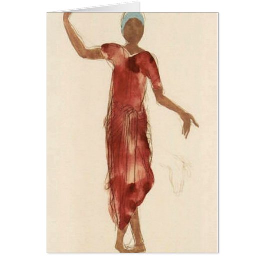 Fine Art ~ Rodin's Cambodia Dancer c1906 Cards (Front)