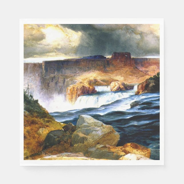 Fine art, Shoshone Falls, Snake River, Idaho Napkins (Front)