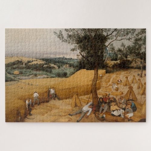 Fine Art The Harvesters 1565 Pieter Bruegel 1000  Jigsaw Puzzle