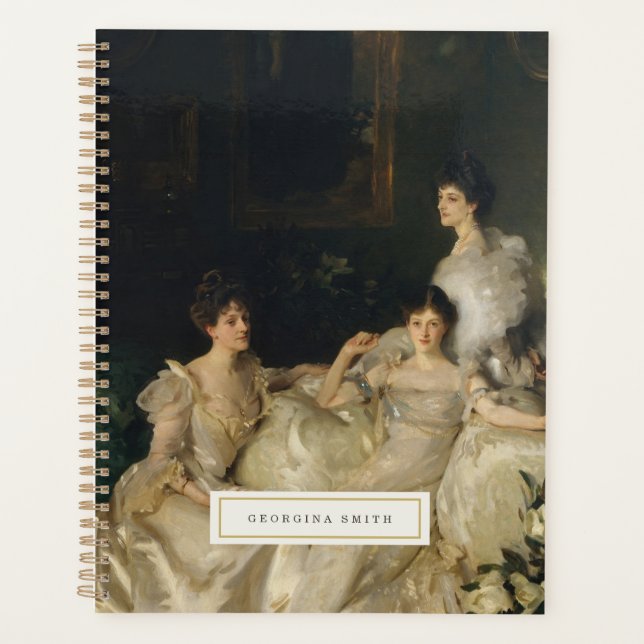 Fine Art Vintage Personalized Notebook (Front)