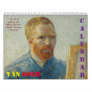Fine Art Wall Calendar With Paintings By Van Gogh