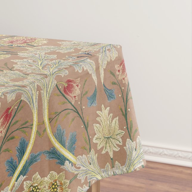 Fine Art William Morris Floral Embroidery Tablecloth (In Situ)