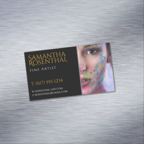 Fine Artist  Professional Business Card Magnet