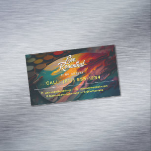 Fine Artist Professional Business Card Magnet