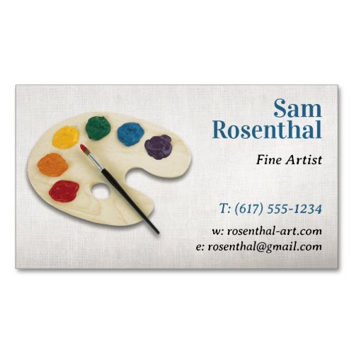 Fine Artist  Professional Business Card Magnet