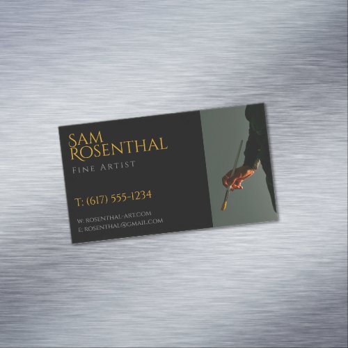 Fine Artist  Professional Business Card Magnet