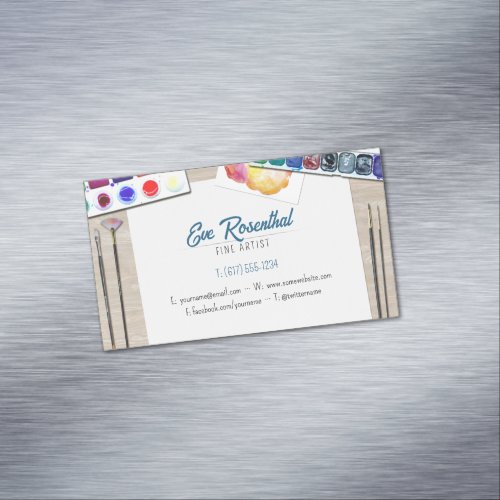 Fine Artist  Professional Business Card Magnet