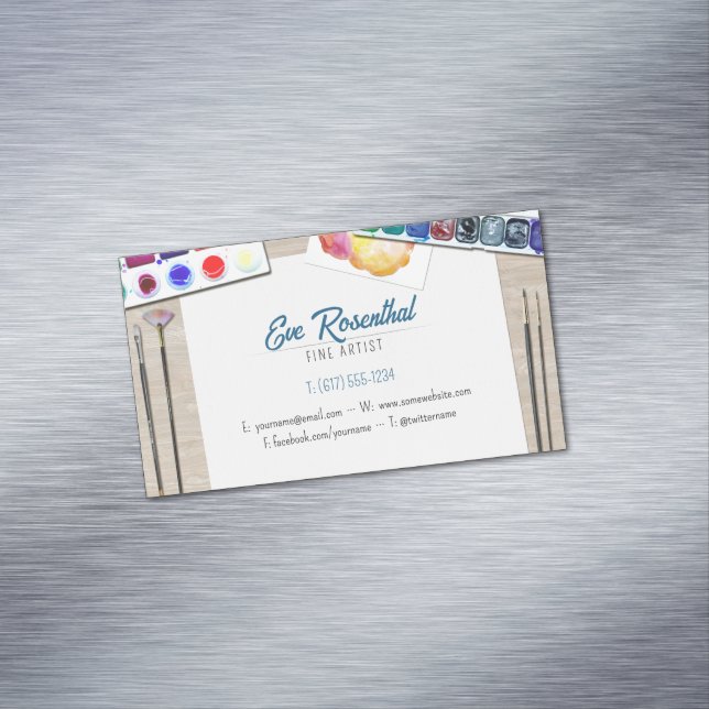 Fine Artist | Professional Business Card Magnet (In Situ)