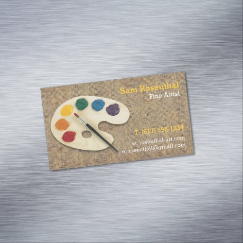 Fine Artist  Professional Magnetic Business Card