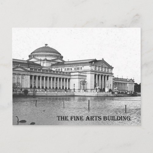 Fine Arts Building 1893 Columbia Exposition Postcard