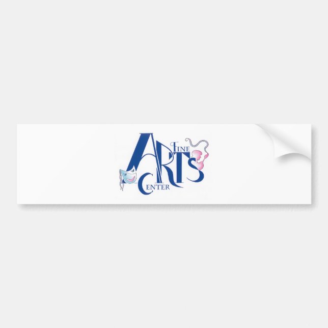 Fine Arts Center Logo Bumper Sticker (Front)