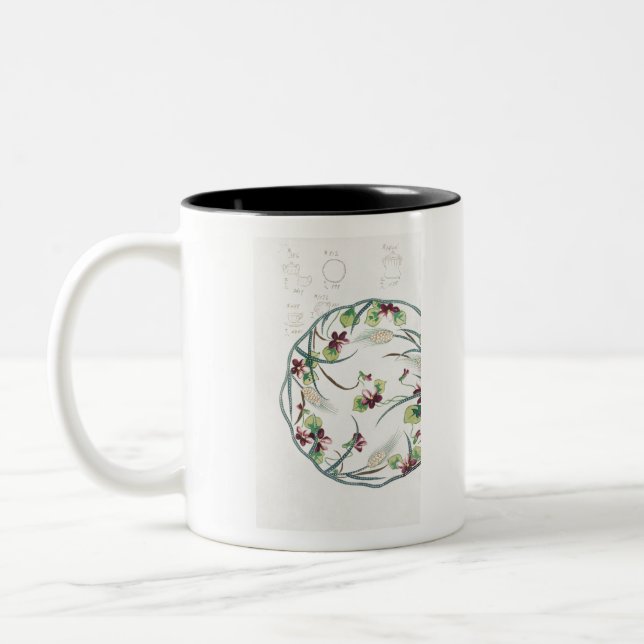Fine China Dinnerware - Home Decor Two-Tone Coffee Mug (Left)
