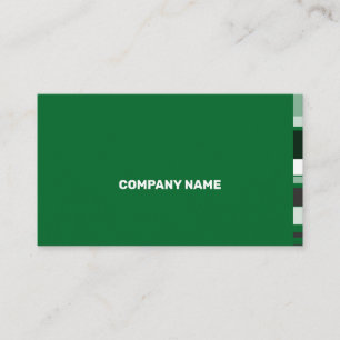 Fine Color Scale Classic Flat Lateral Stripes Business Card