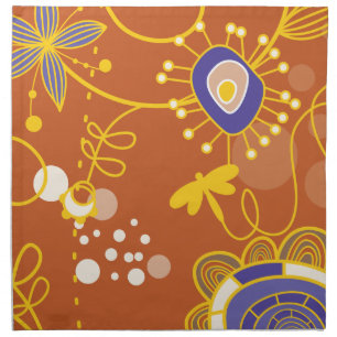 Fine Cool Cute Girly Retro Floral Fashion Cloth Napkin