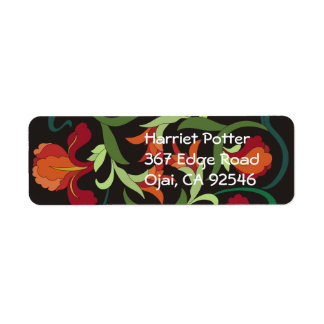 Fine Cool Cute Girly Retro Floral Fashion Label
