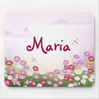 Fine Cool Cute Girly Retro Floral Fashion Mouse Pad
