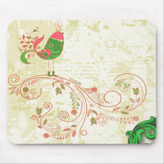 Fine Cool Cute Girly Retro Floral Fashion Mouse Pad