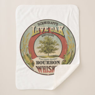 Fine Copper Distilled Bourbon Whisky. Sherpa Blanket