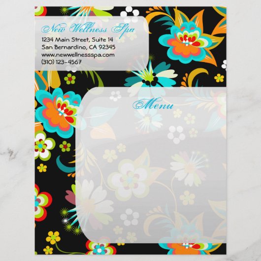 Fine Cute Cool Girly Retro Floral Fashion (Front)