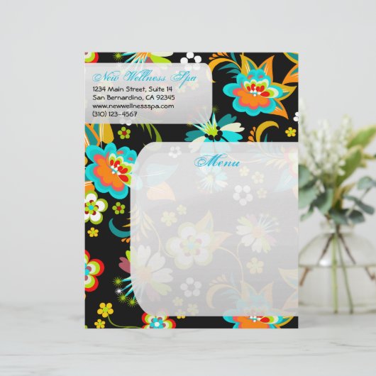 Fine Cute Cool Girly Retro Floral Fashion (Standing Front)