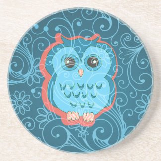 Fine Cute Cool Girly Retro Floral Fashion Drink Coaster