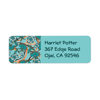 Fine Cute Cool Girly Retro Floral Fashion Label